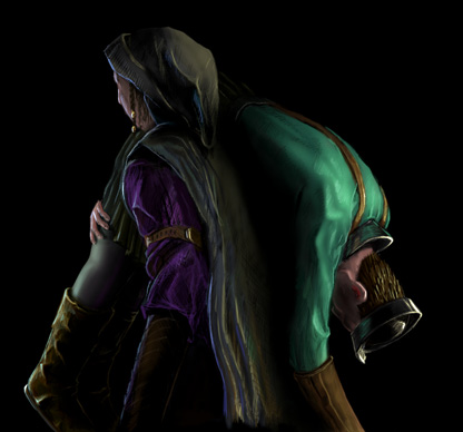 Zaya carrying hotel guard