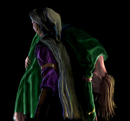 Zaya carrying noble lady