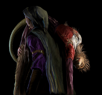 Zaya carrying ratman