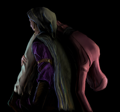 Zaya carrying servant